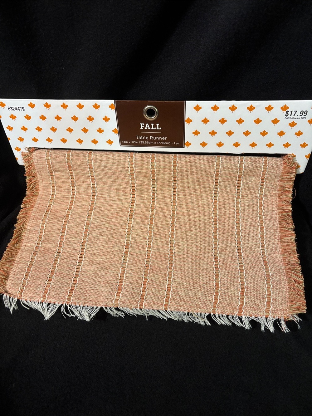 Fall table runner